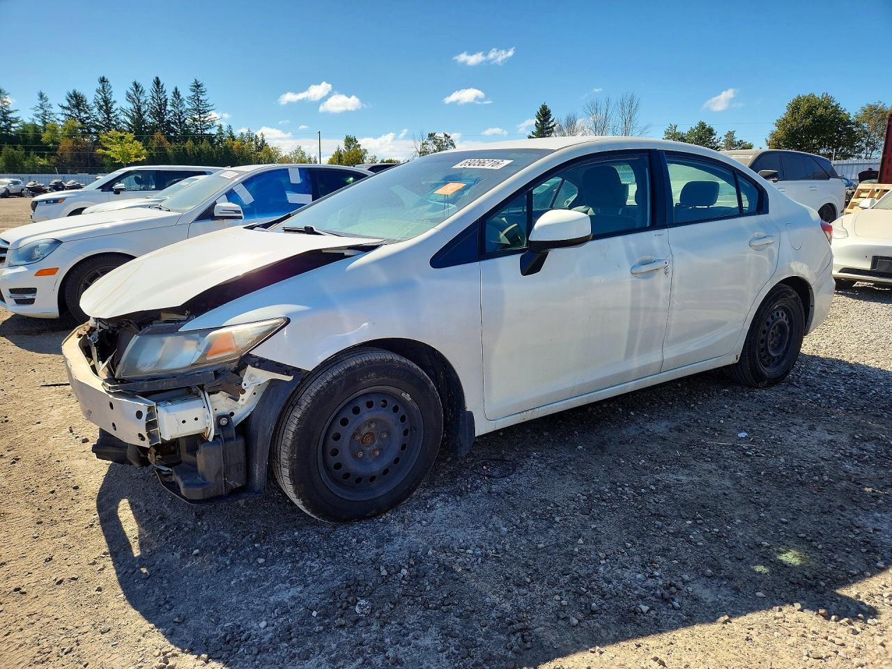 2013 HONDA CIVIC LX | 2HGFB2F44DH022225 | UPCARS