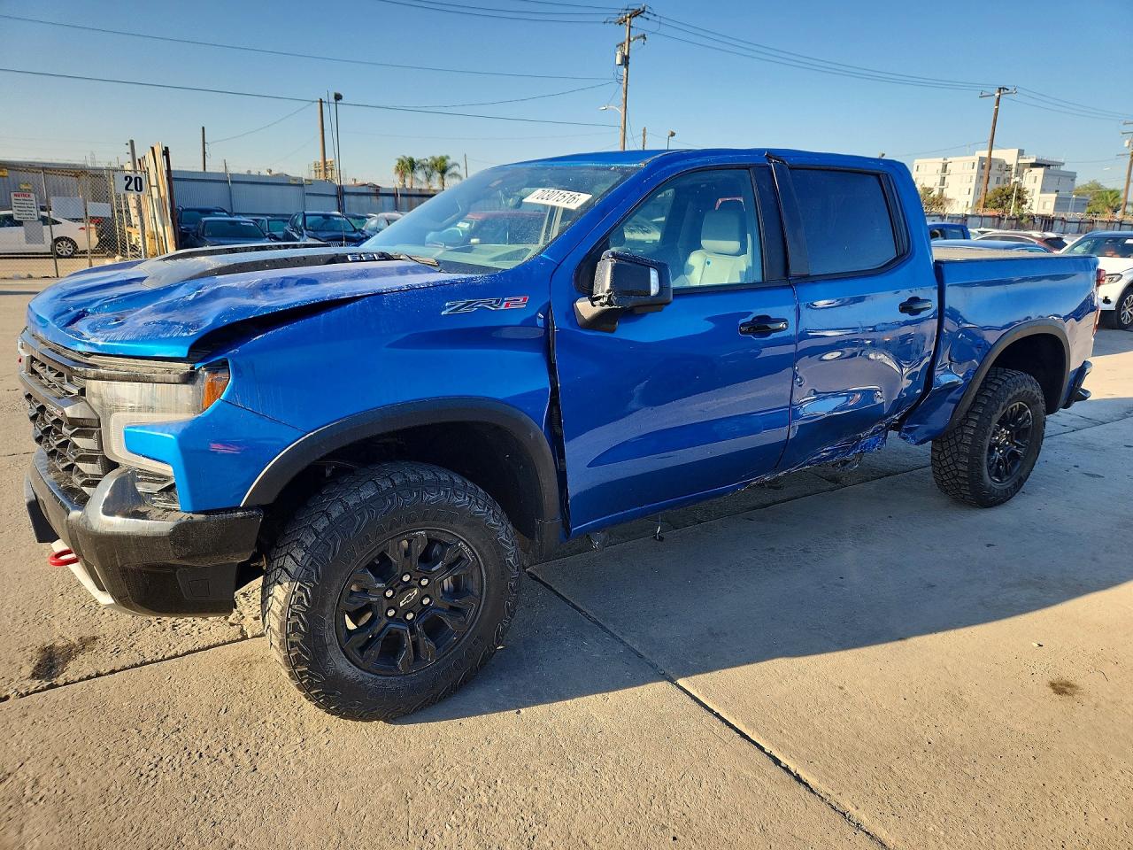 2022 CHEVROLET SILVERADO K1500 ZR2 | 3GCUDHEL5NG658004 | UPCARS