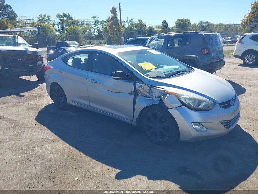 2012 HYUNDAI ELANTRA LIMITED | 5NPDH4AE3CH110138 | UPCARS