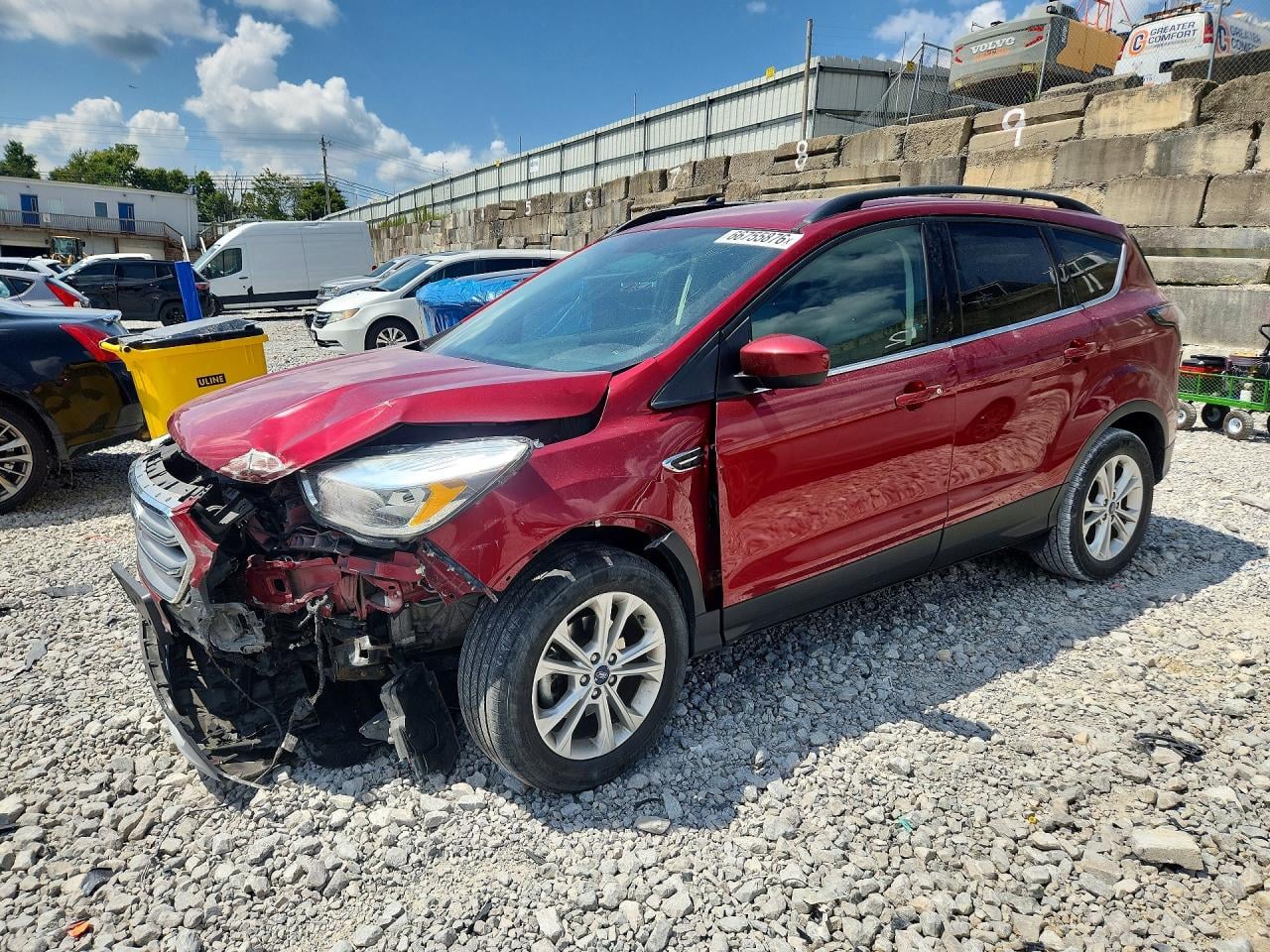 2017 FORD ESCAPE SE | 1FMCU0GD7HUB40279 | UPCARS