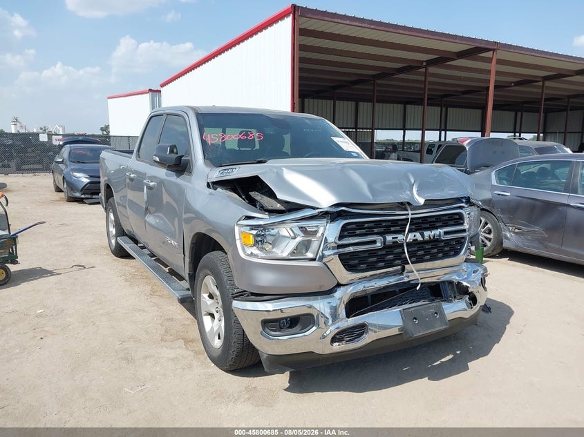 2022 RAM 1500 LONE STAR  4X2 6'4 BOX | 1C6RREBT9NN173535 | UPCARS