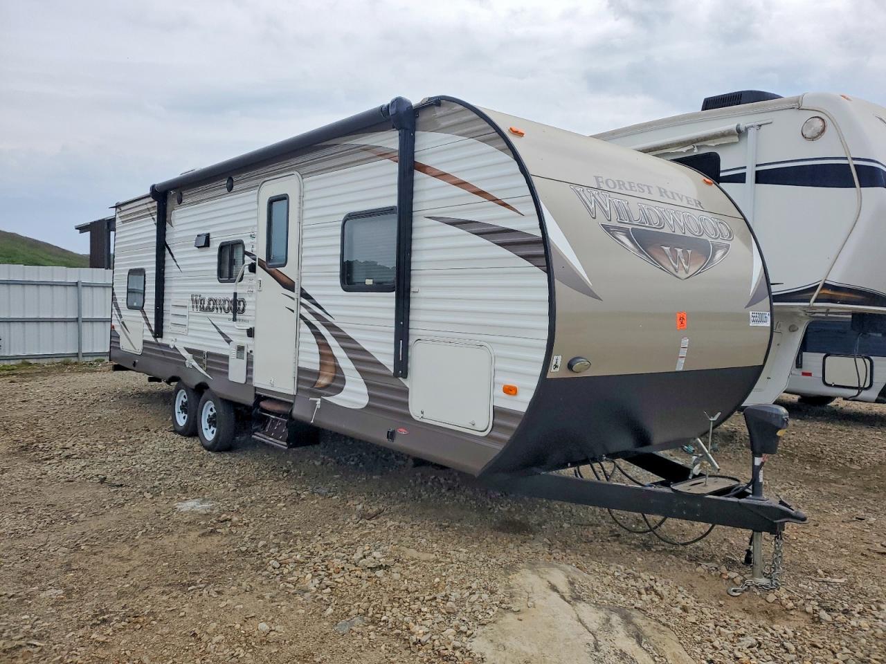2016 WILDERNESS TRVLTRAILR FOREST RIVER WILDWOOD CAMPER | 4X4TWDD23GA257442 | UPCARS