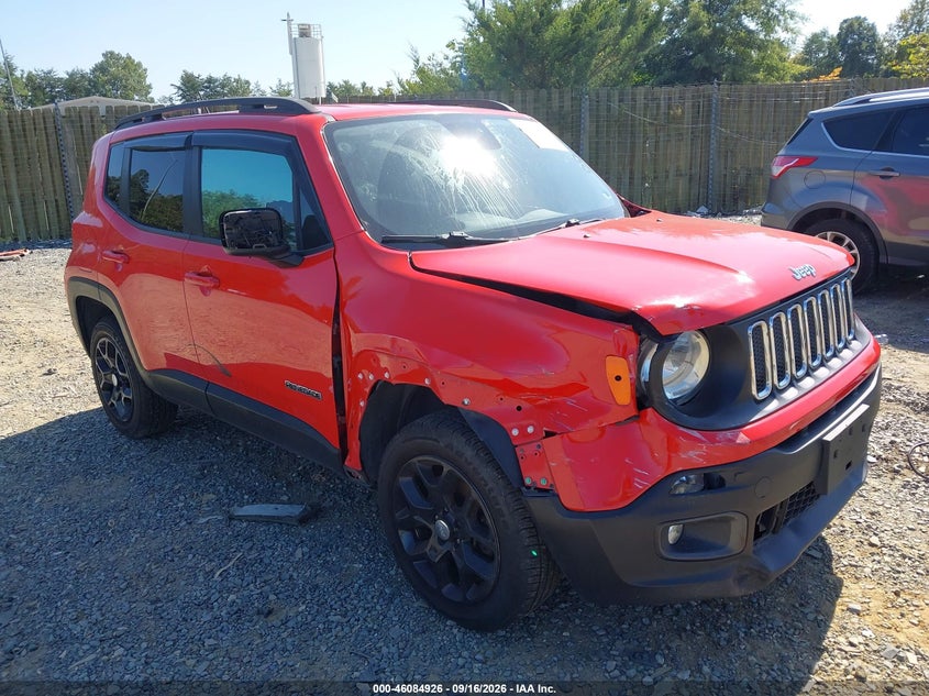 2016 JEEP RENEGADE LATITUDE | ZACCJBBT5GPD93334 | UPCARS