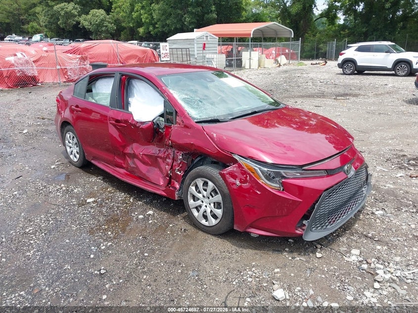 2022 TOYOTA COROLLA LE | JTDEPMAE2NJ206618 | UPCARS