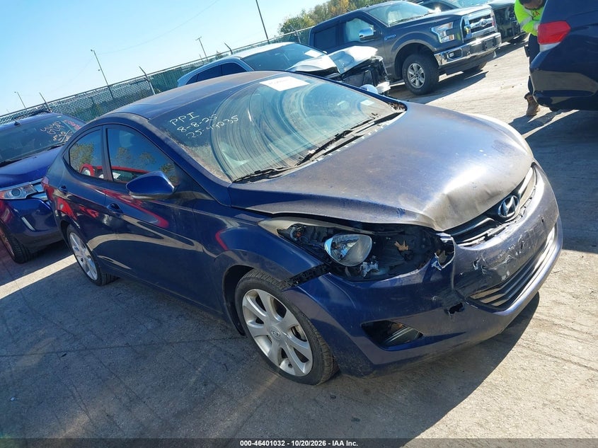 2013 HYUNDAI ELANTRA LIMITED | KMHDH4AEXDU676462 | UPCARS