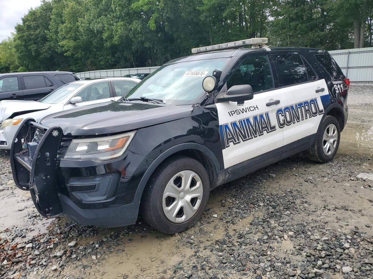 2017 FORD EXPLORER POLICE INTERCEPTOR | 1FM5K8AR3HGA13285 | UPCARS