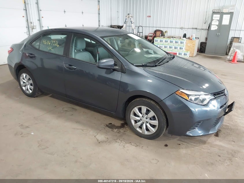 2016 TOYOTA COROLLA LE | 5YFBURHE6GP514288 | UPCARS