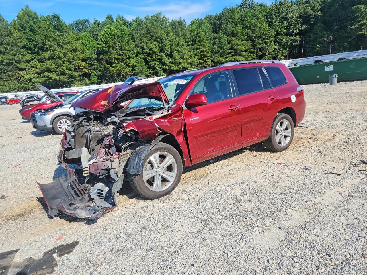 2008 TOYOTA HIGHLANDER SPORT | JTEES43A282086032 | UPCARS