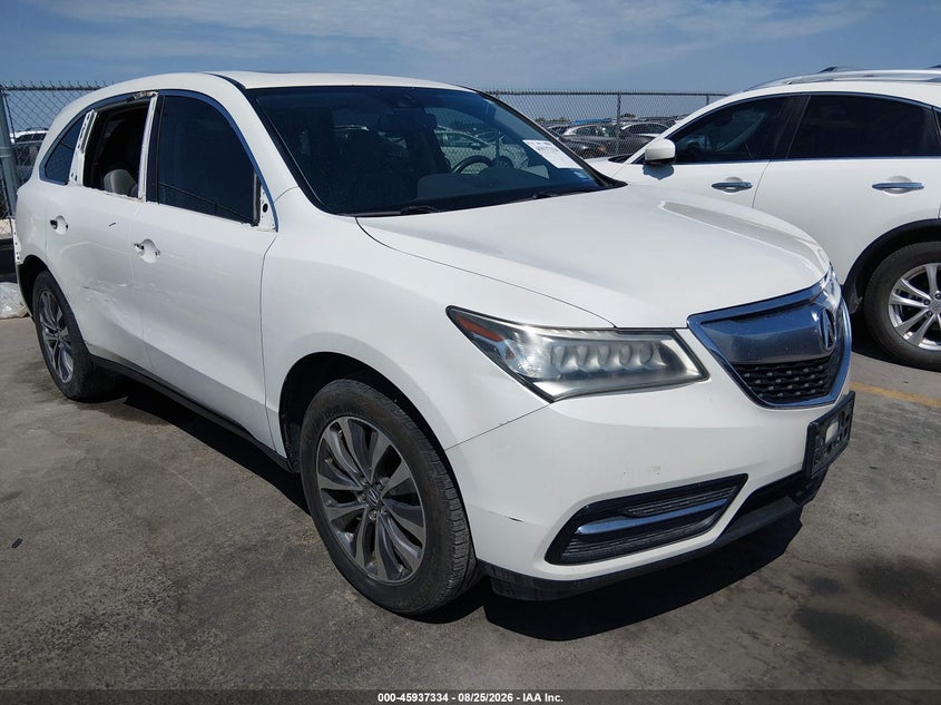 2015 ACURA MDX TECHNOLOGY PACKAGE | 5FRYD3H41FB012800 | UPCARS