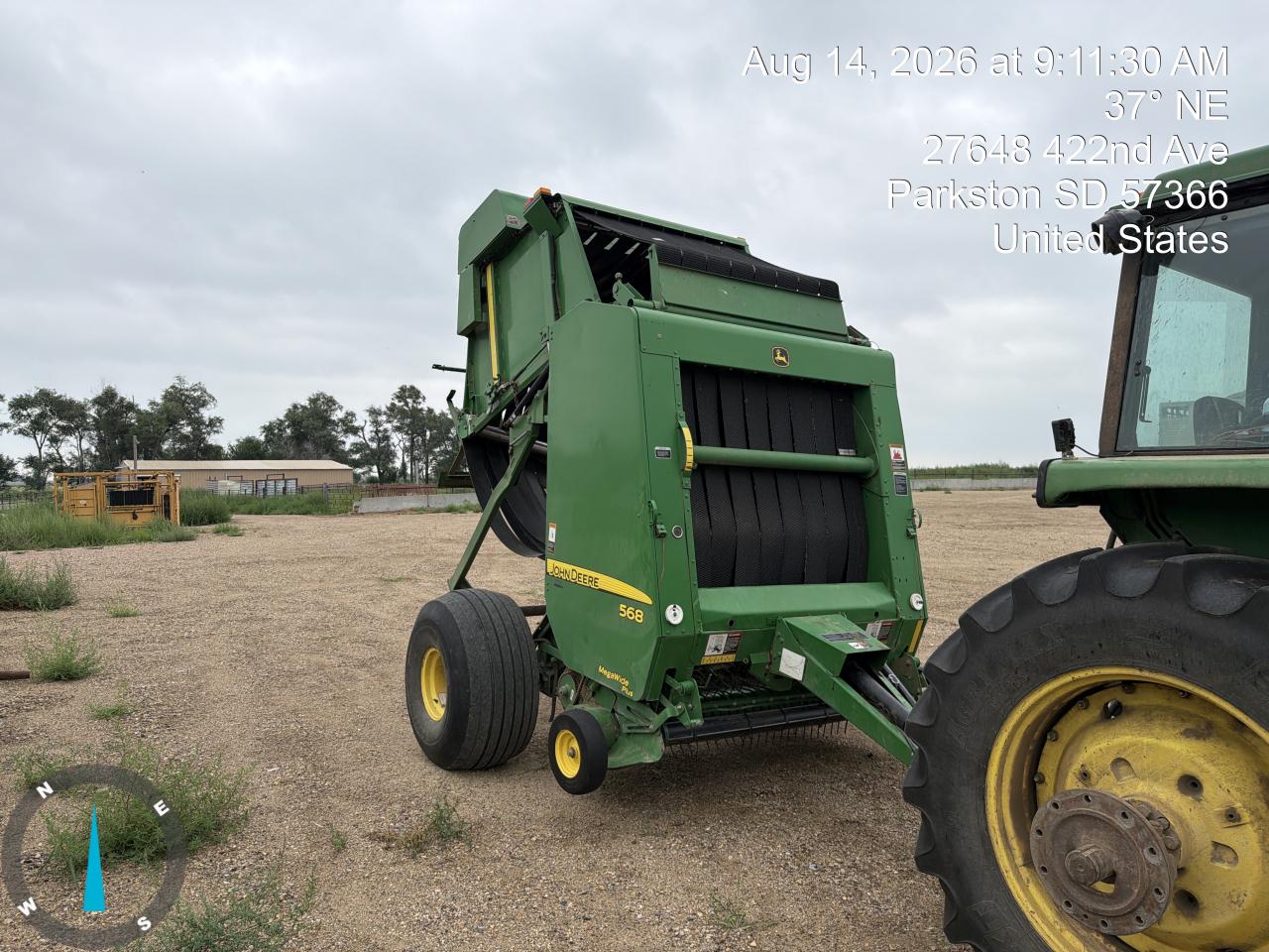 2015 JOHN DEERE 568 ROUND BALER | E00568X345244 | UPCARS