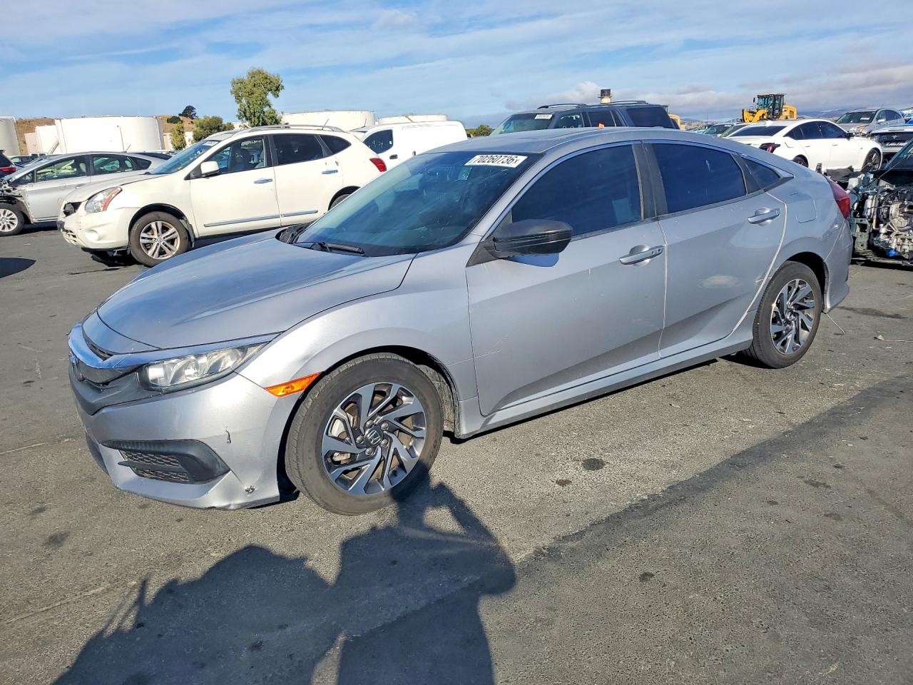2017 HONDA CIVIC EX | 2HGFC2F72HH570673 | UPCARS