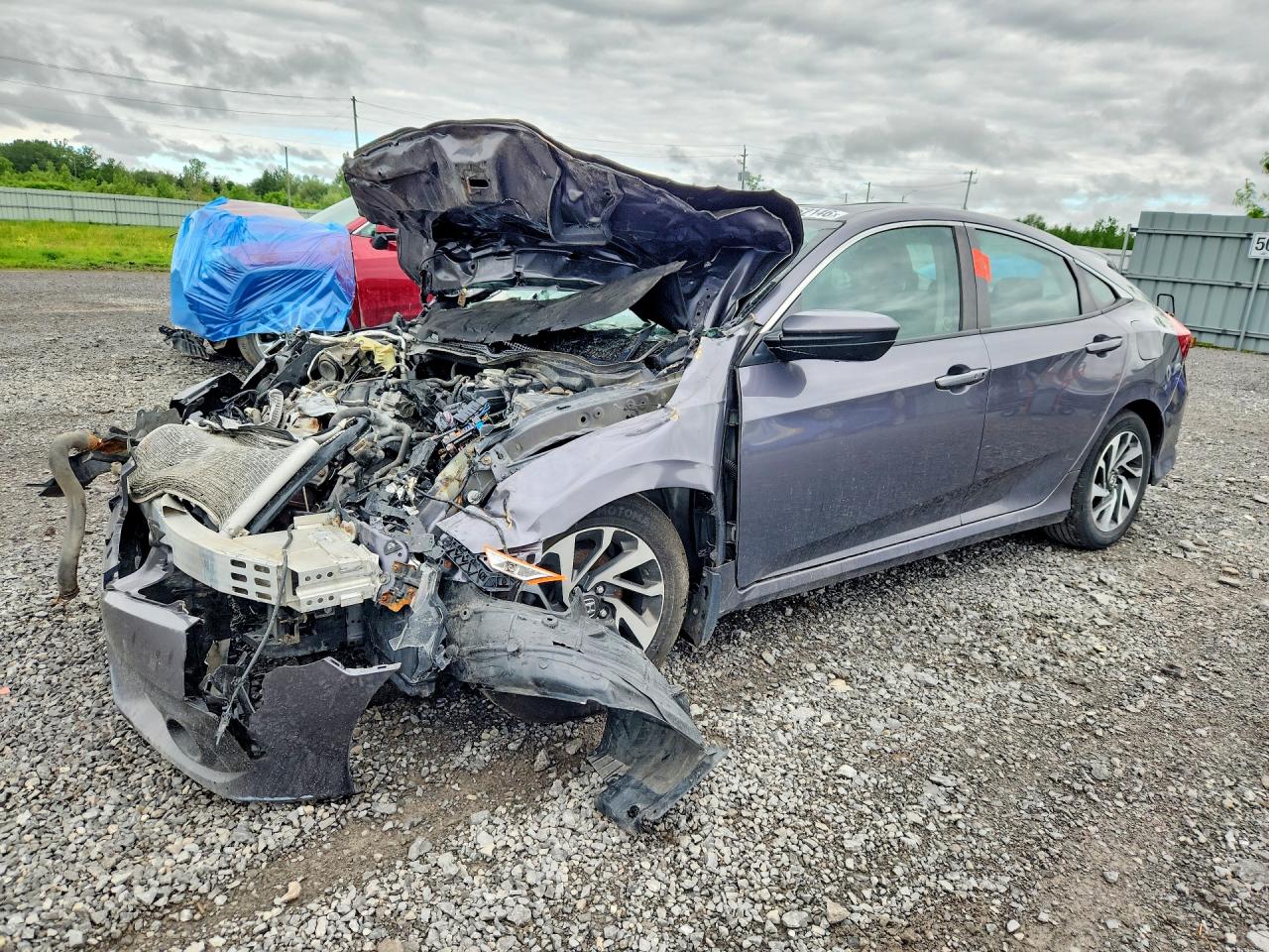 2018 HONDA CIVIC EX | 2HGFC2F87JH025454 | UPCARS