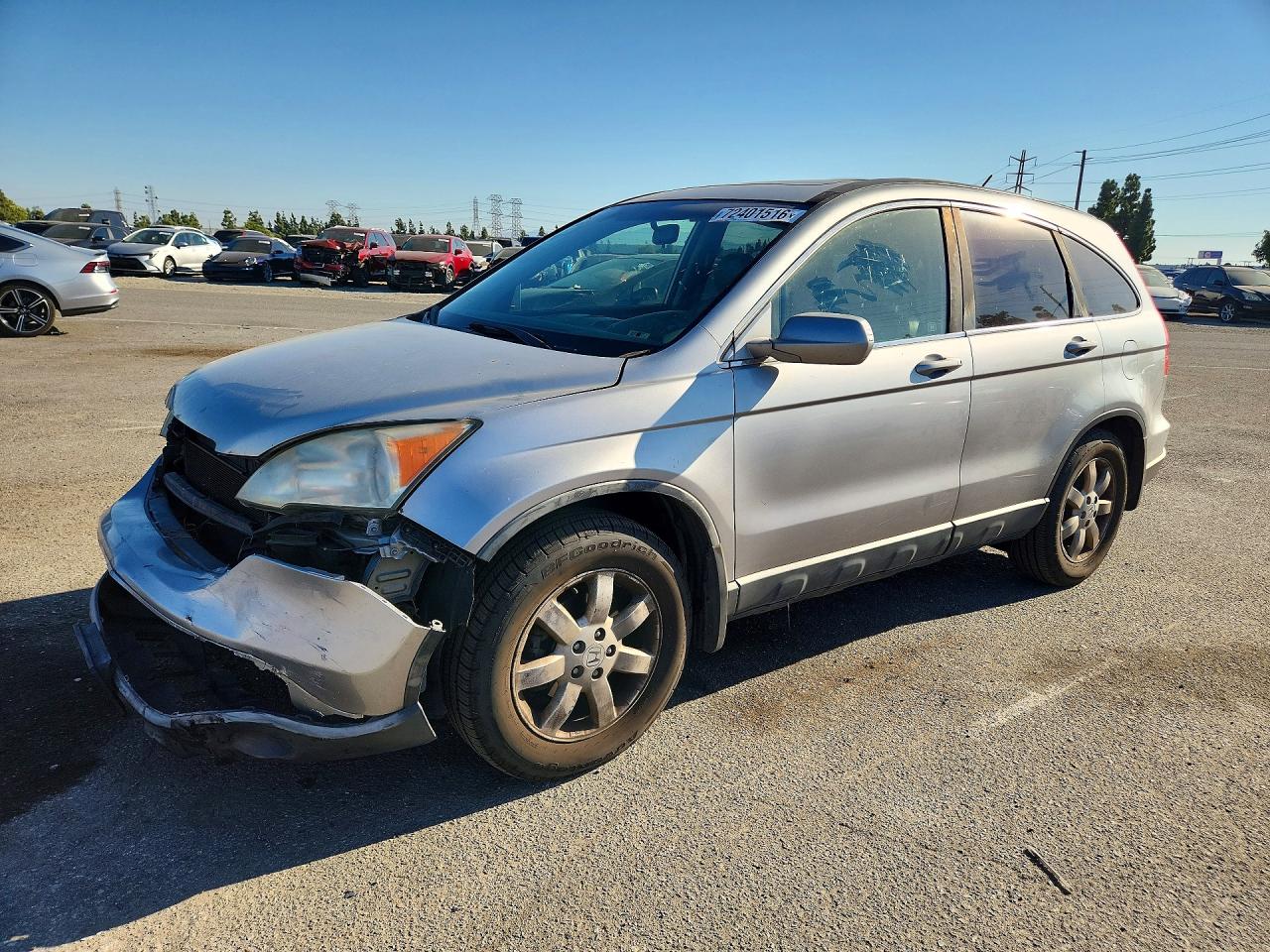2007 HONDA CRV EXL | JHLRE38777C058484 | UPCARS