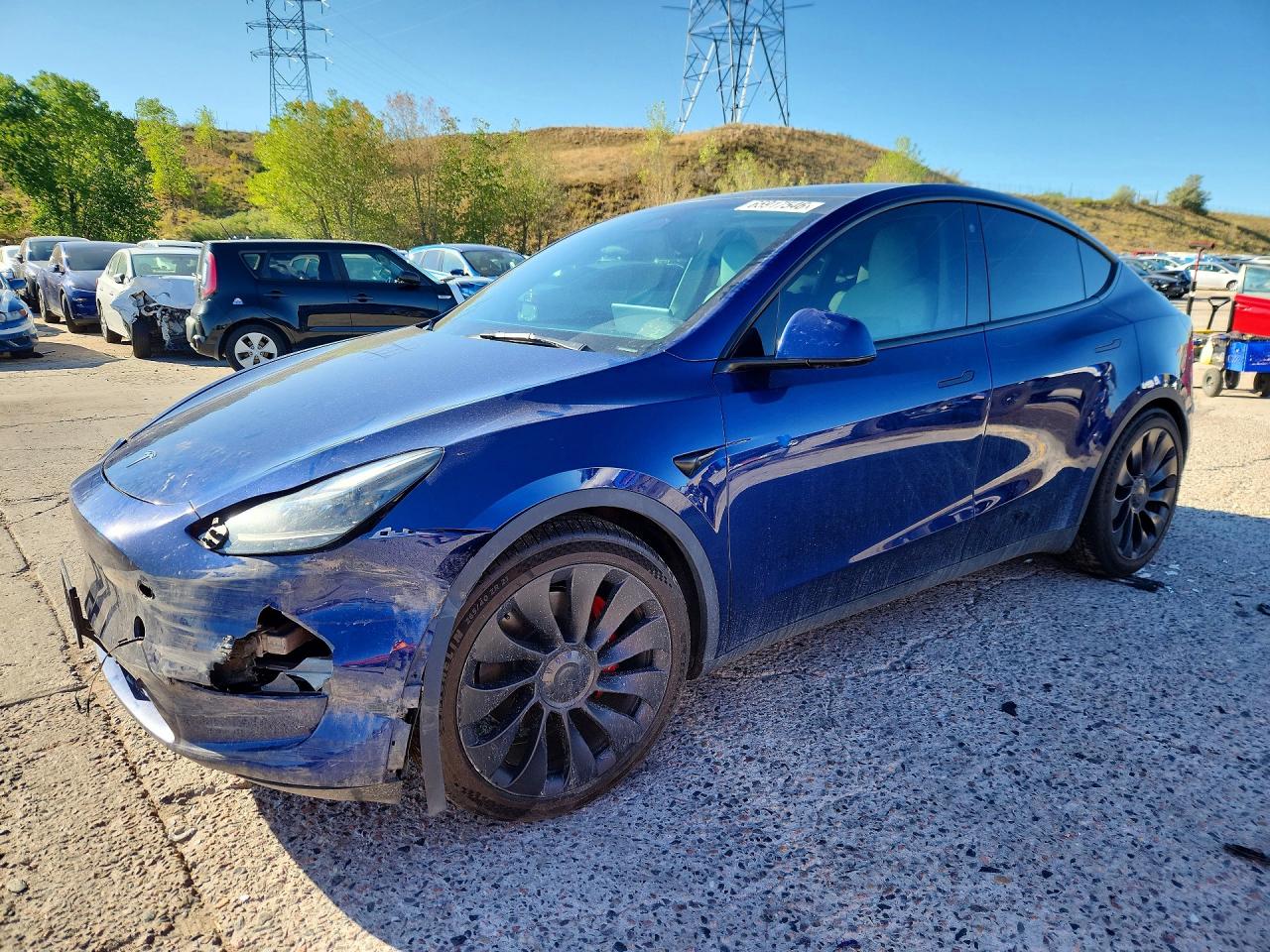 2022 TESLA MODEL Y | 7SAYGDEF2NF555837 | UPCARS