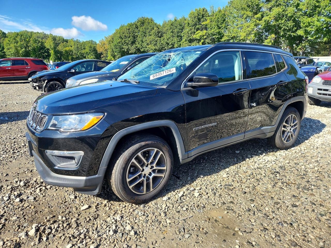 2017 JEEP COMPASS LATITUDE | 3C4NJDBBXHT609118 | UPCARS