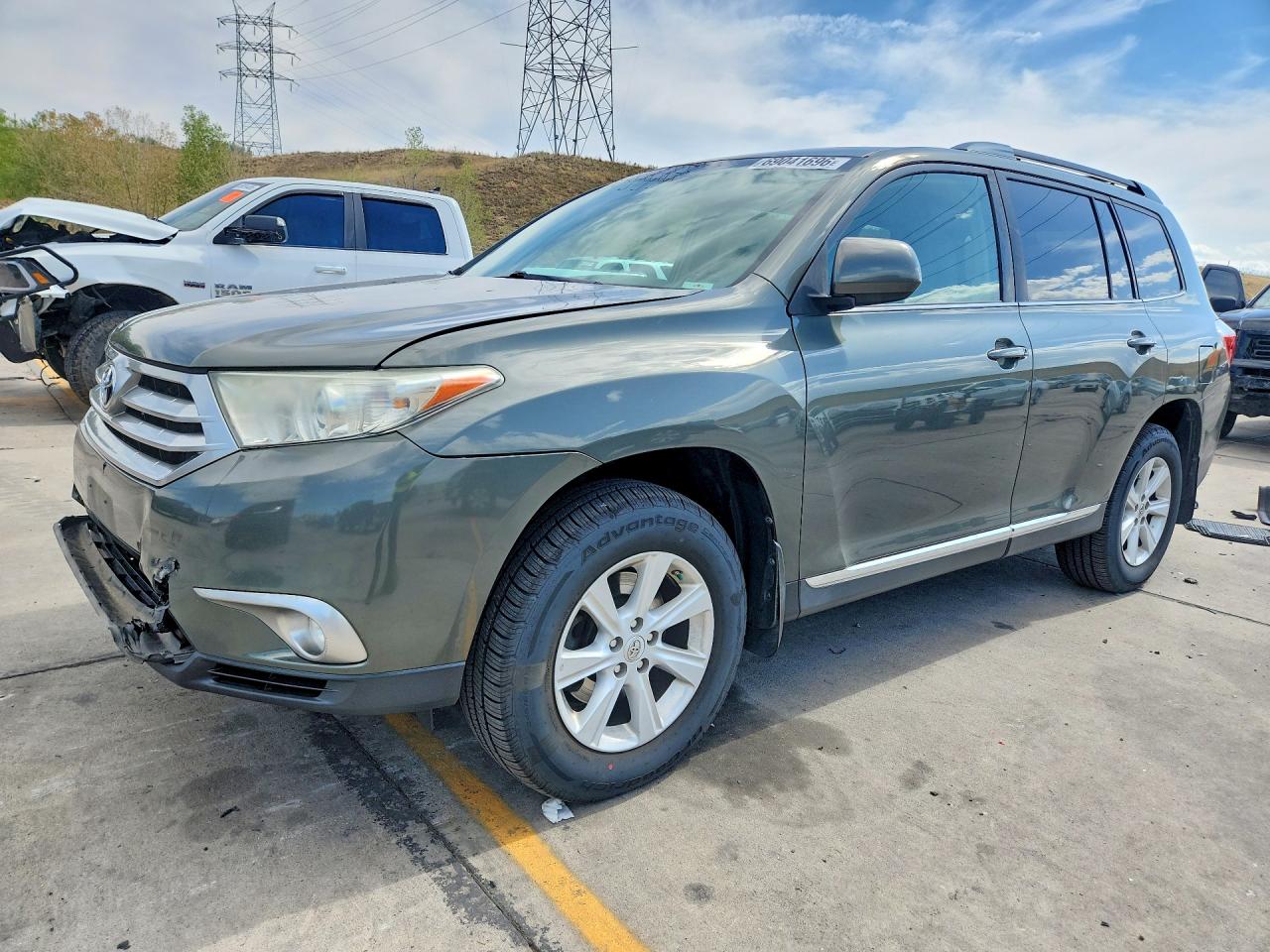 2012 TOYOTA HIGHLANDER SE | 5TDBK3EH9CS168966 | UPCARS