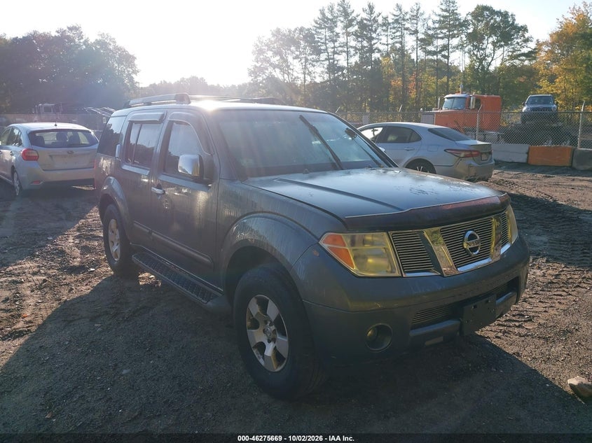 2005 NISSAN PATHFINDER SE | 5N1AR18W45C726714 | UPCARS
