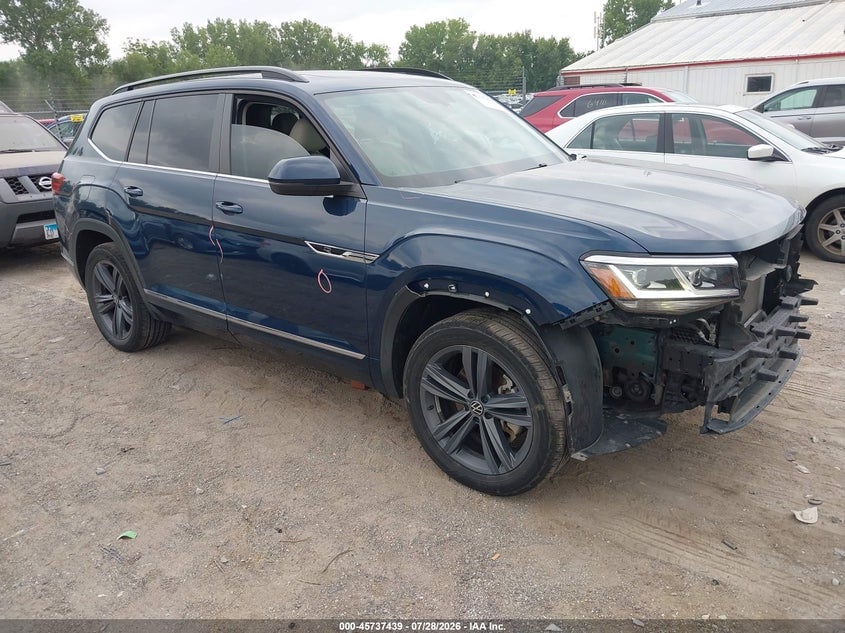2021 VOLKSWAGEN ATLAS 3.6L V6 SE W/TECHNOLOGY R-LINE | 1V2RR2CA0MC577773 | UPCARS