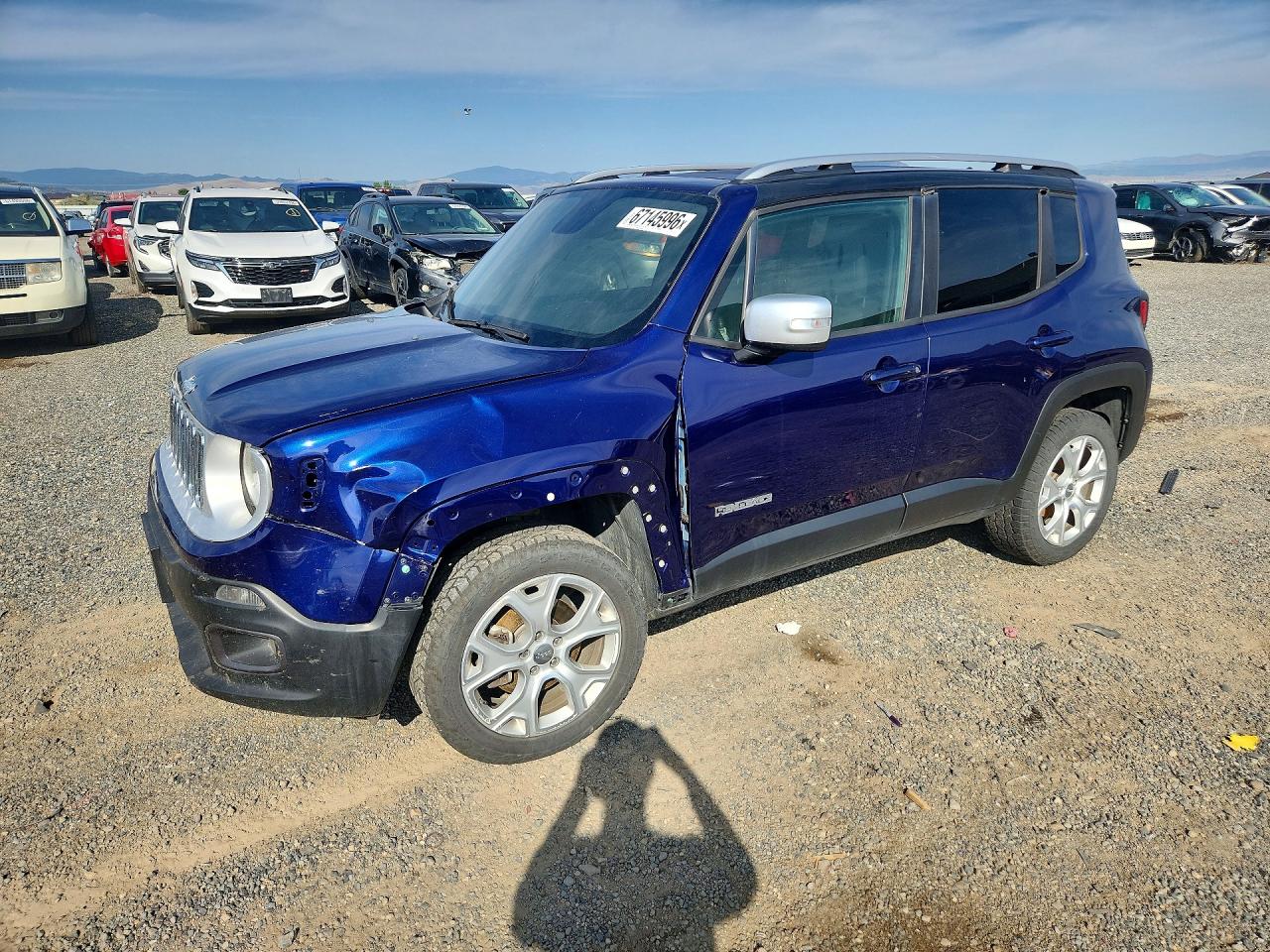 2017 JEEP RENEGADE LIMITED | ZACCJBDB7HPE85745 | UPCARS