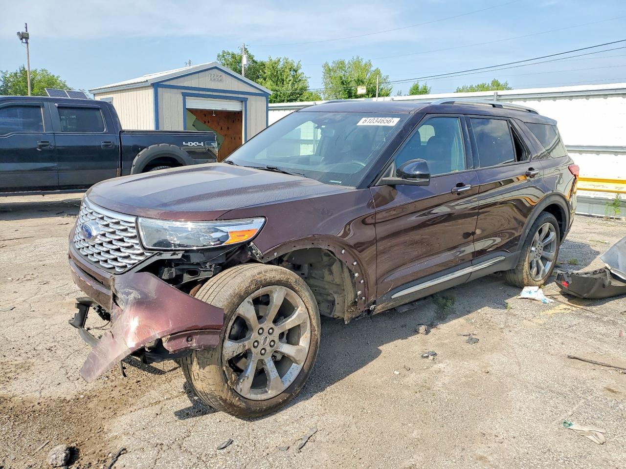 2020 FORD EXPLORER PLATINUM | 1FM5K8HC7LGC49853 | UPCARS