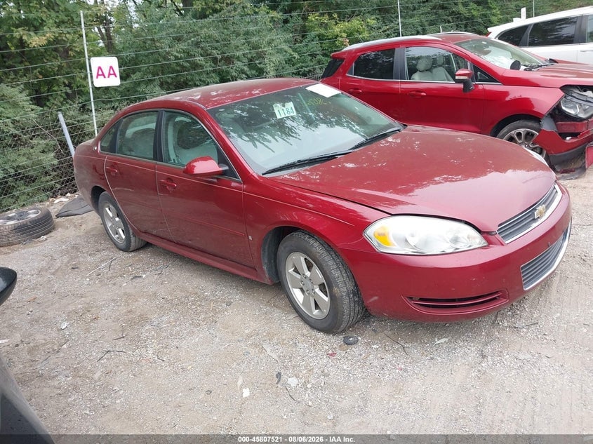 2009 CHEVROLET IMPALA LT | 2G1WT57N091156811 | UPCARS