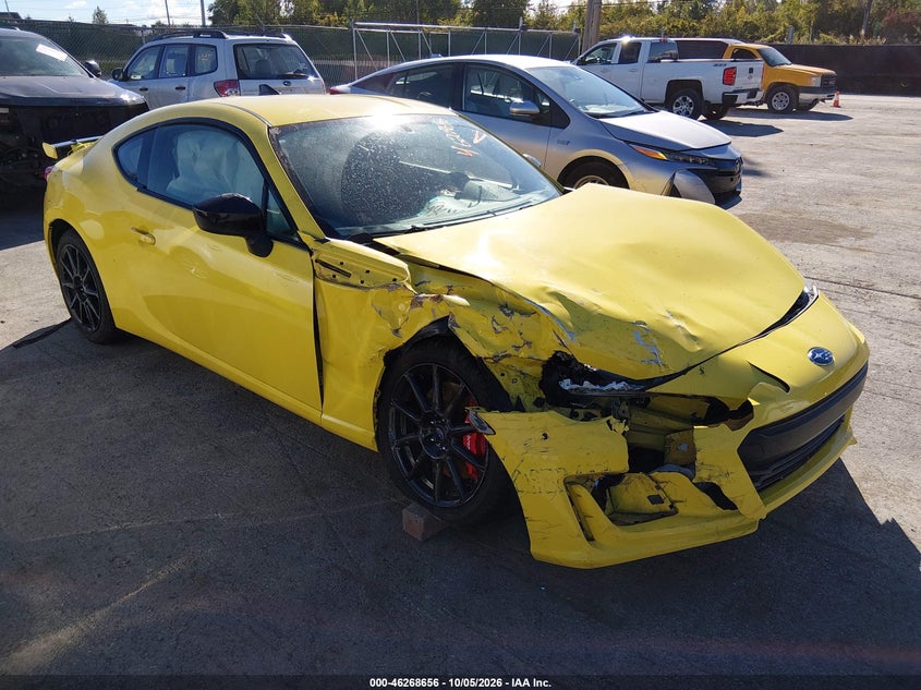 2017 SUBARU BRZ SERIES. YELLOW | JF1ZCAC11H9601312 | UPCARS
