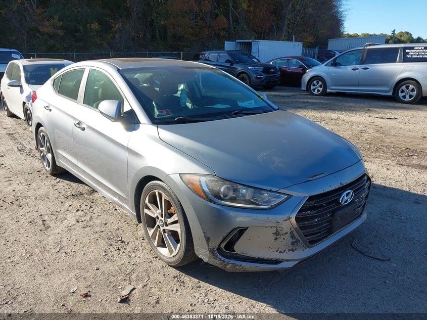 2017 HYUNDAI ELANTRA LIMITED | 5NPD84LF3HH120908 | UPCARS