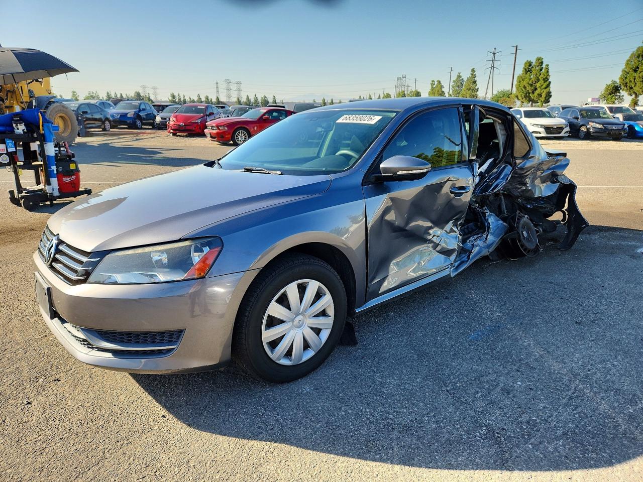 2012 VOLKSWAGEN PASSAT S | 1VWAP7A38CC014746 | UPCARS