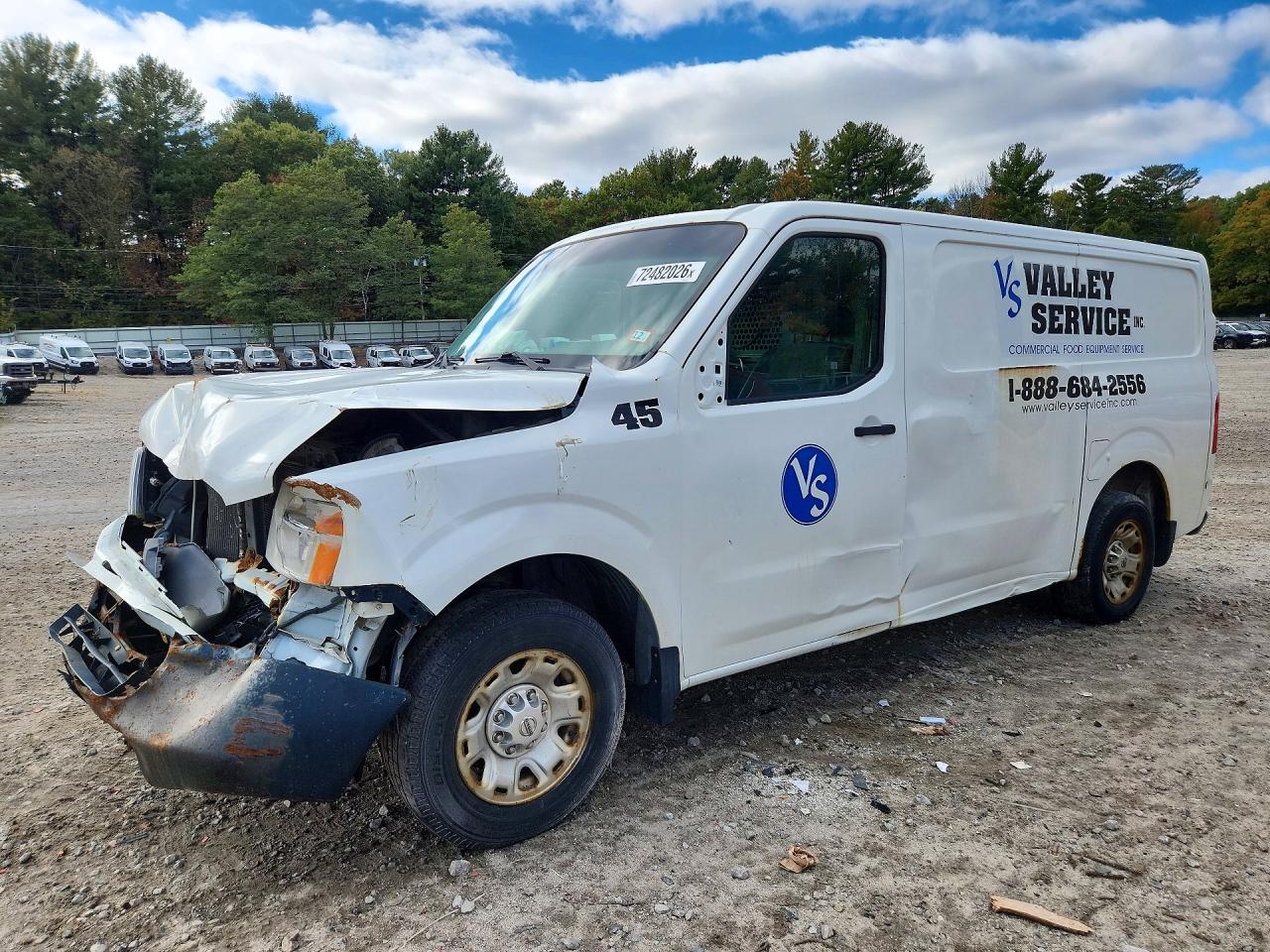 2015 NISSAN NV 1500 SV | 1N6BF0KLXFN807472 | UPCARS
