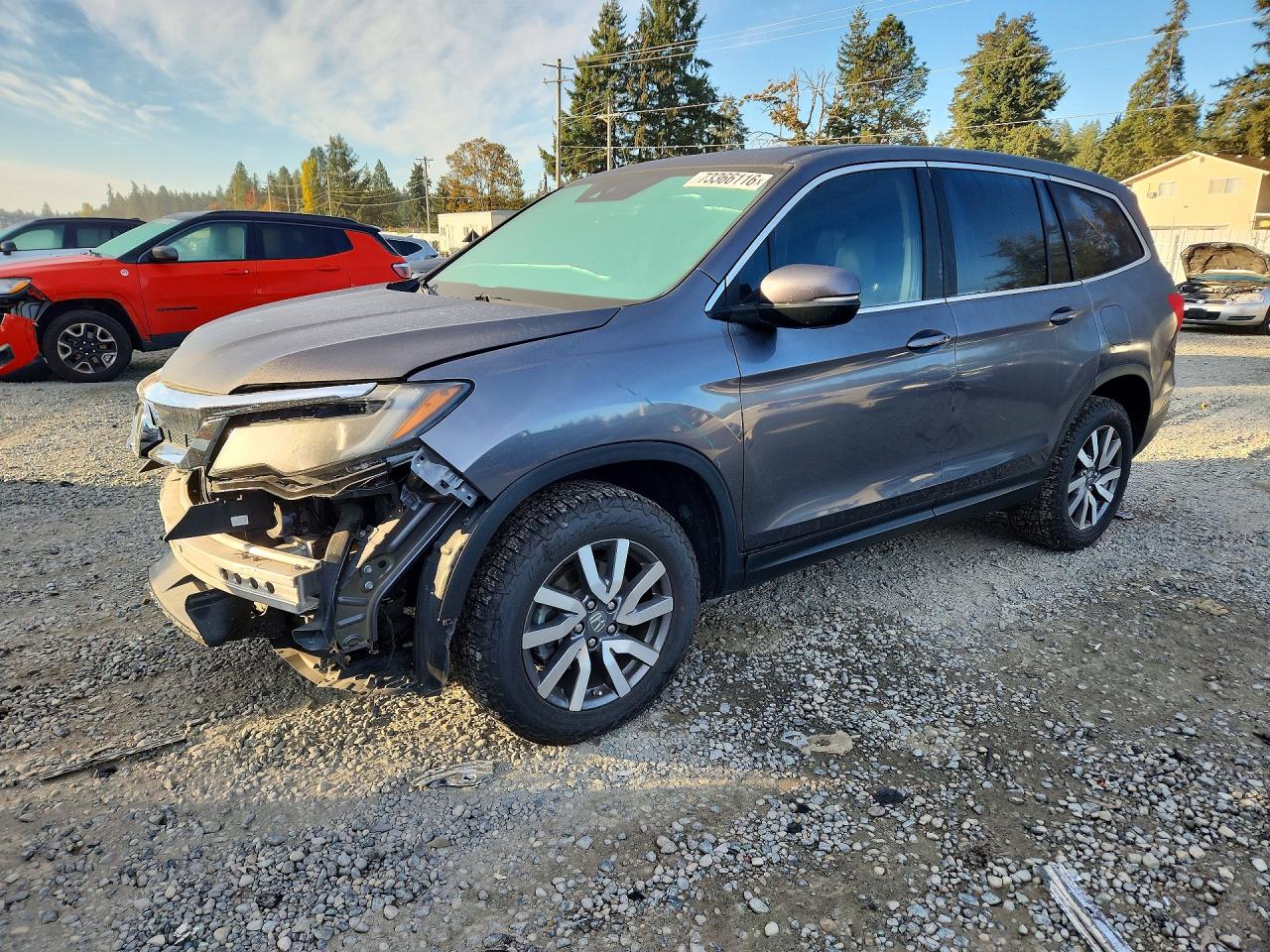 2022 HONDA PILOT EXL | 5FNYF6H5XNB002321 | UPCARS