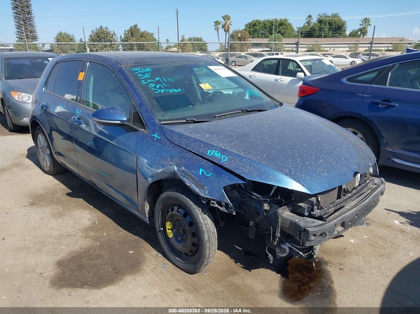 2016 VOLKSWAGEN GOLF TSI S W/SUNROOF | 3VW217AU1GM046277 | UPCARS