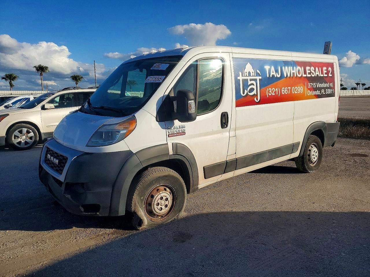 2019 RAM PROMASTER DELIVERY VAN | 3C6TRVAG9KE508254 | UPCARS