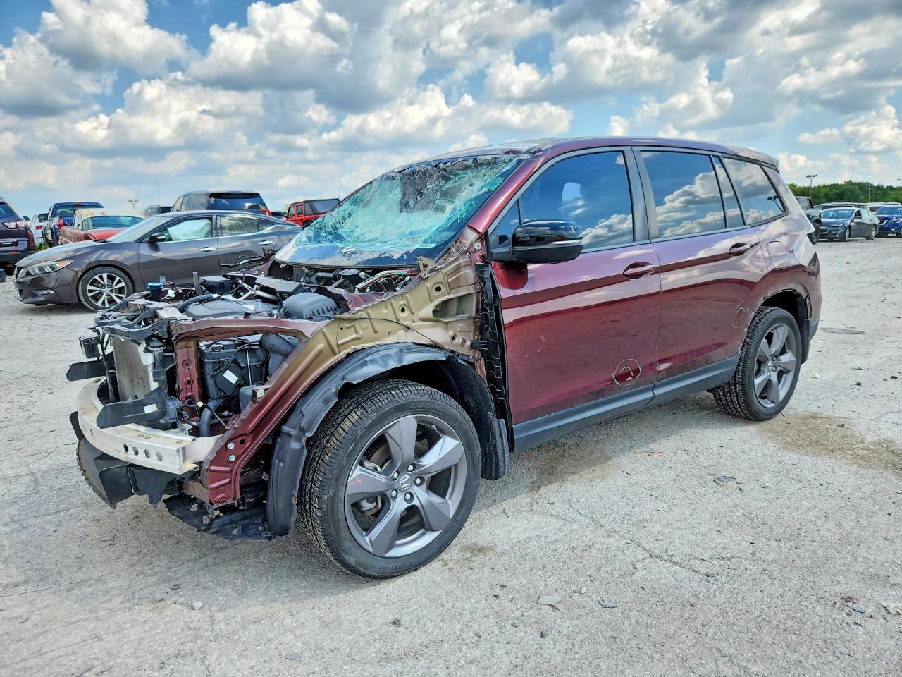2019 HONDA PASSPOR TOURING | 5FNYF8H94KB029539 | UPCARS