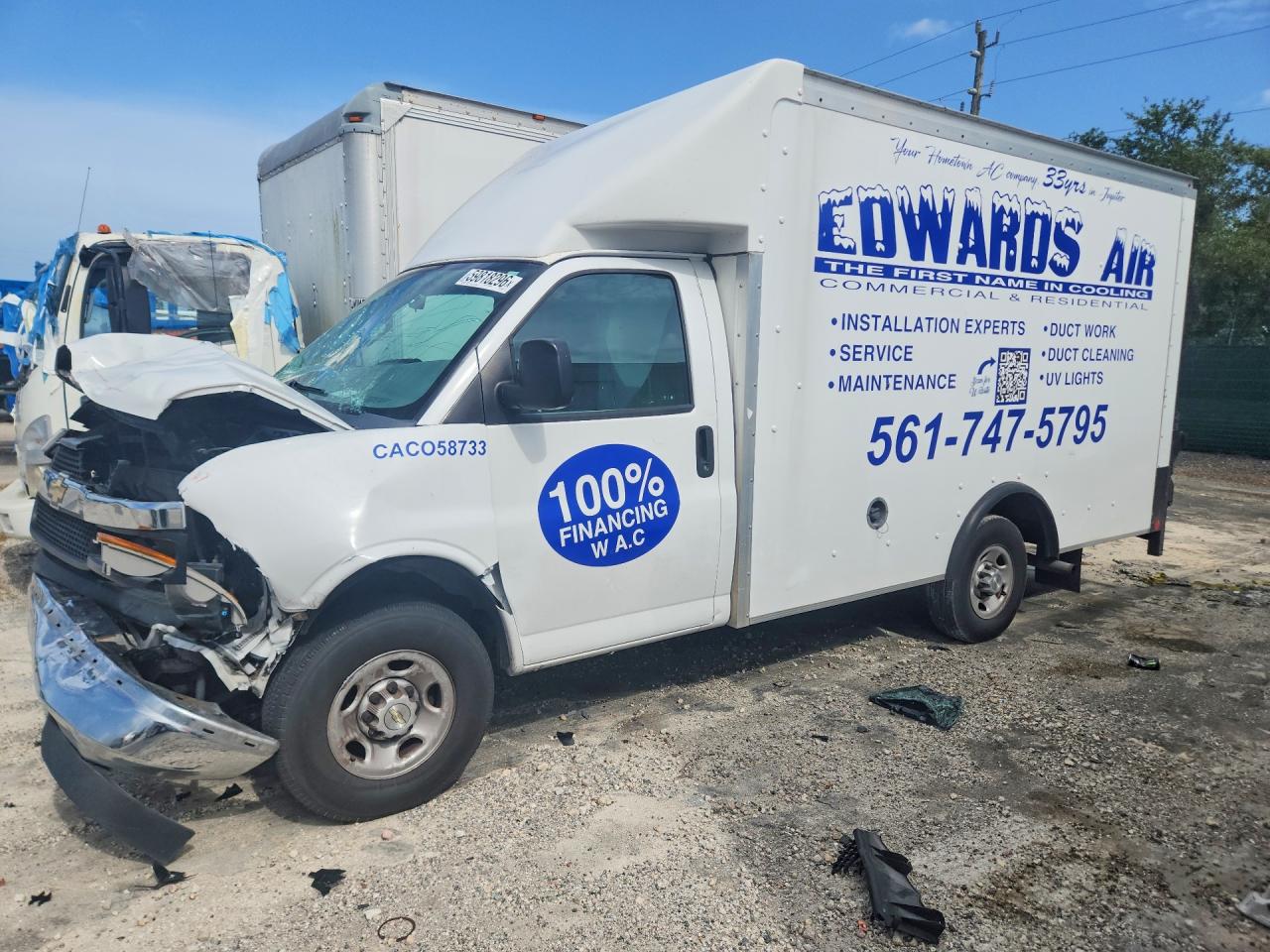 2020 CHEVROLET EXPRESS G3500 EXPRESS DELIVERY TRUCK | 1GB0GRFG0L1265119 | UPCARS