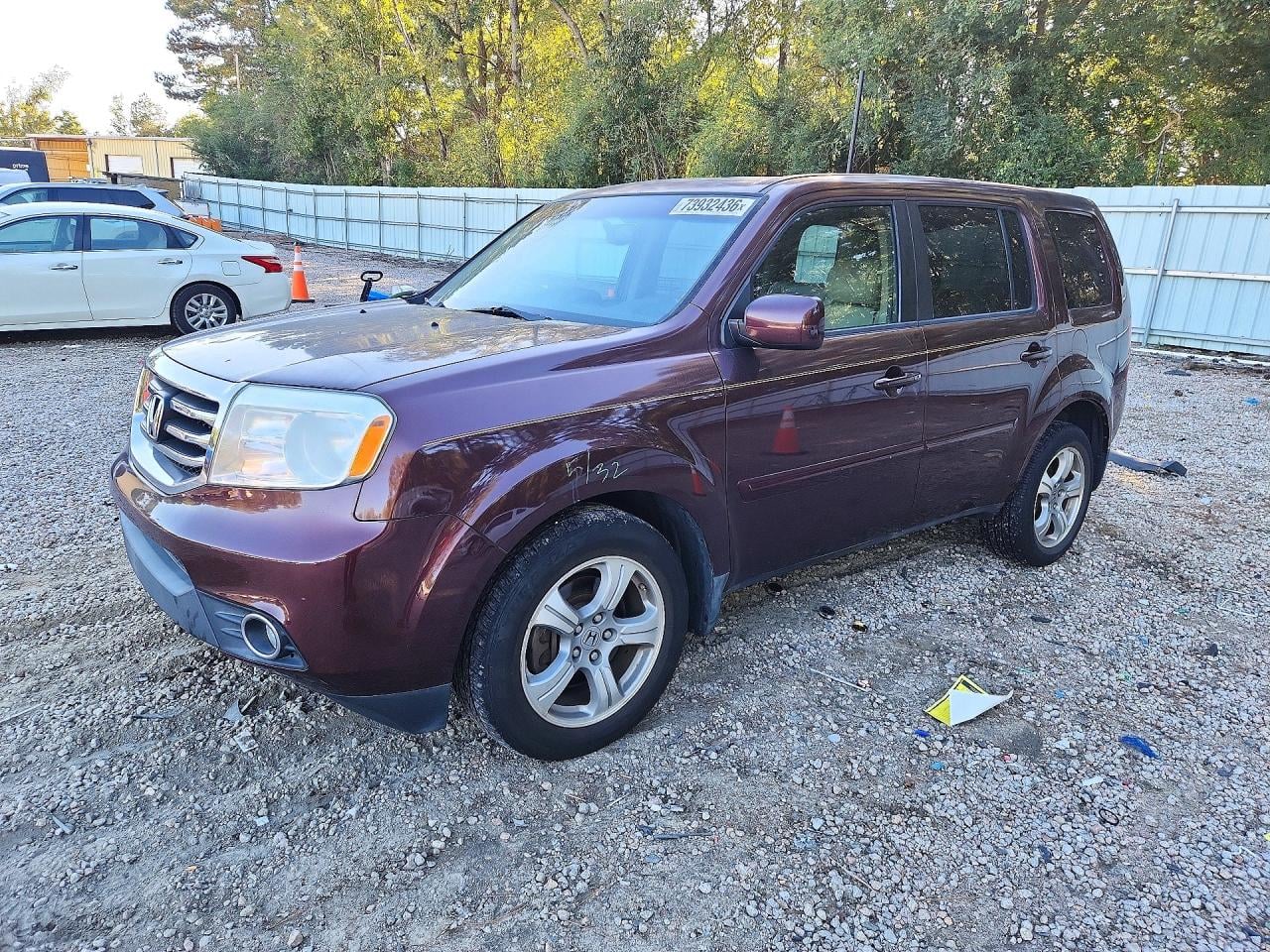2013 HONDA PILOT EXL | 5FNYF4H60DB049658 | UPCARS