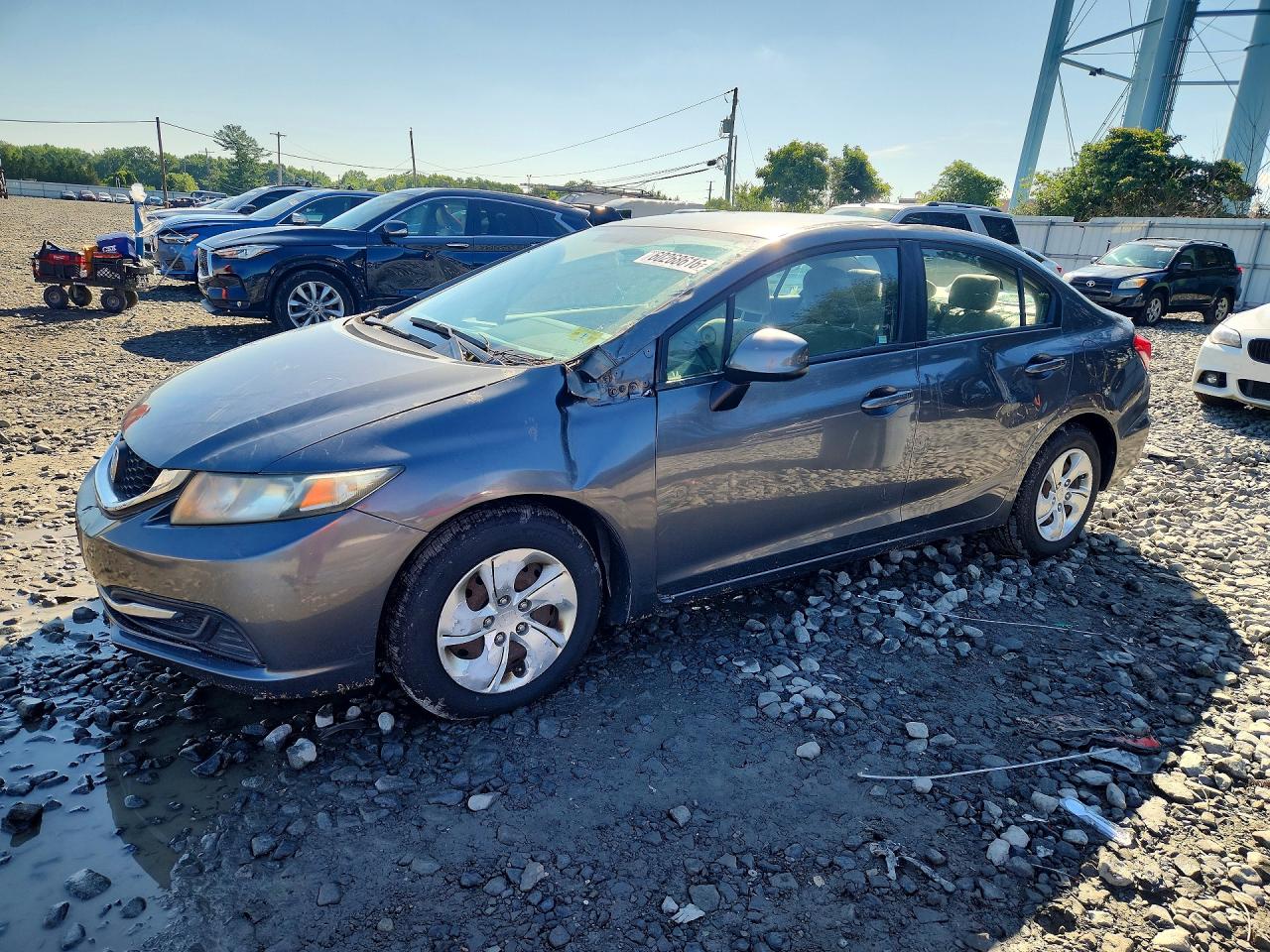 2013 HONDA CIVIC LX | 19XFB2F52DE204346 | UPCARS