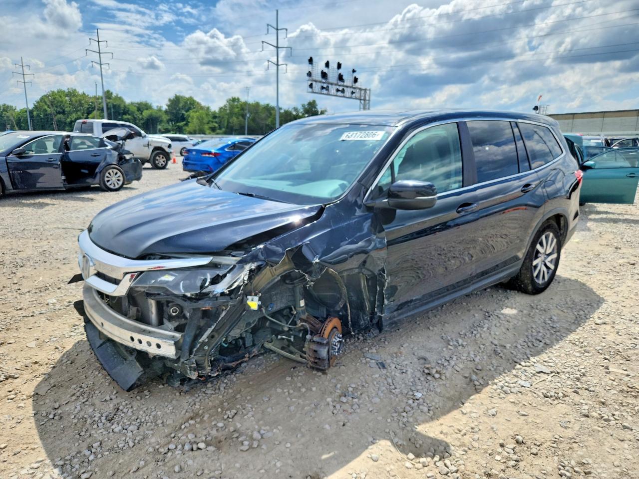 2019 HONDA PILOT EXL | 5FNYF5H56KB025262 | UPCARS
