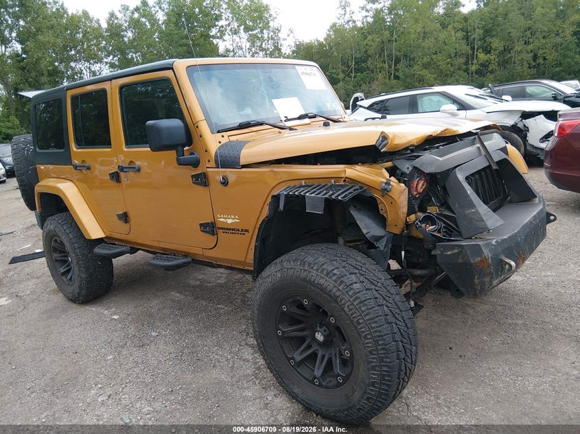 2014 JEEP WRANGLER UNLIMITED SAHARA | 1C4BJWEG9EL247425 | UPCARS