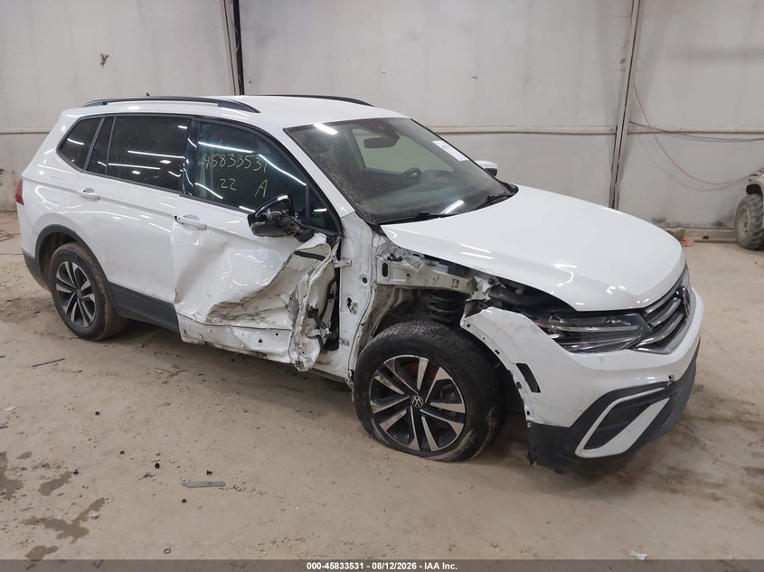 2022 VOLKSWAGEN TIGUAN 2.0T S | 3VV0B7AXXNM157801 | UPCARS