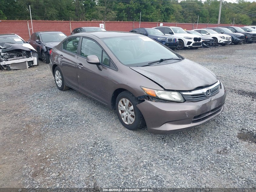 2012 HONDA CIVIC SDN LX | 2HGFB2F57CH529918 | UPCARS