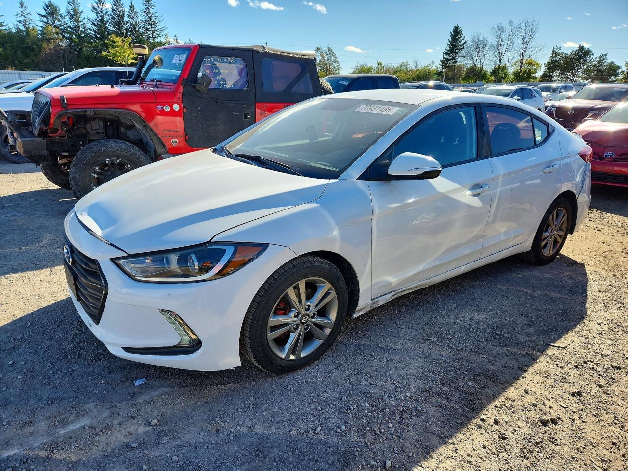2018 HYUNDAI ELANTRA SEL | KMHD84LF0JU577358 | UPCARS
