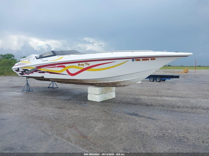 1999 FOUNTAIN 32' BOAT AND TRAILER | FGQ32290H899 | UPCARS