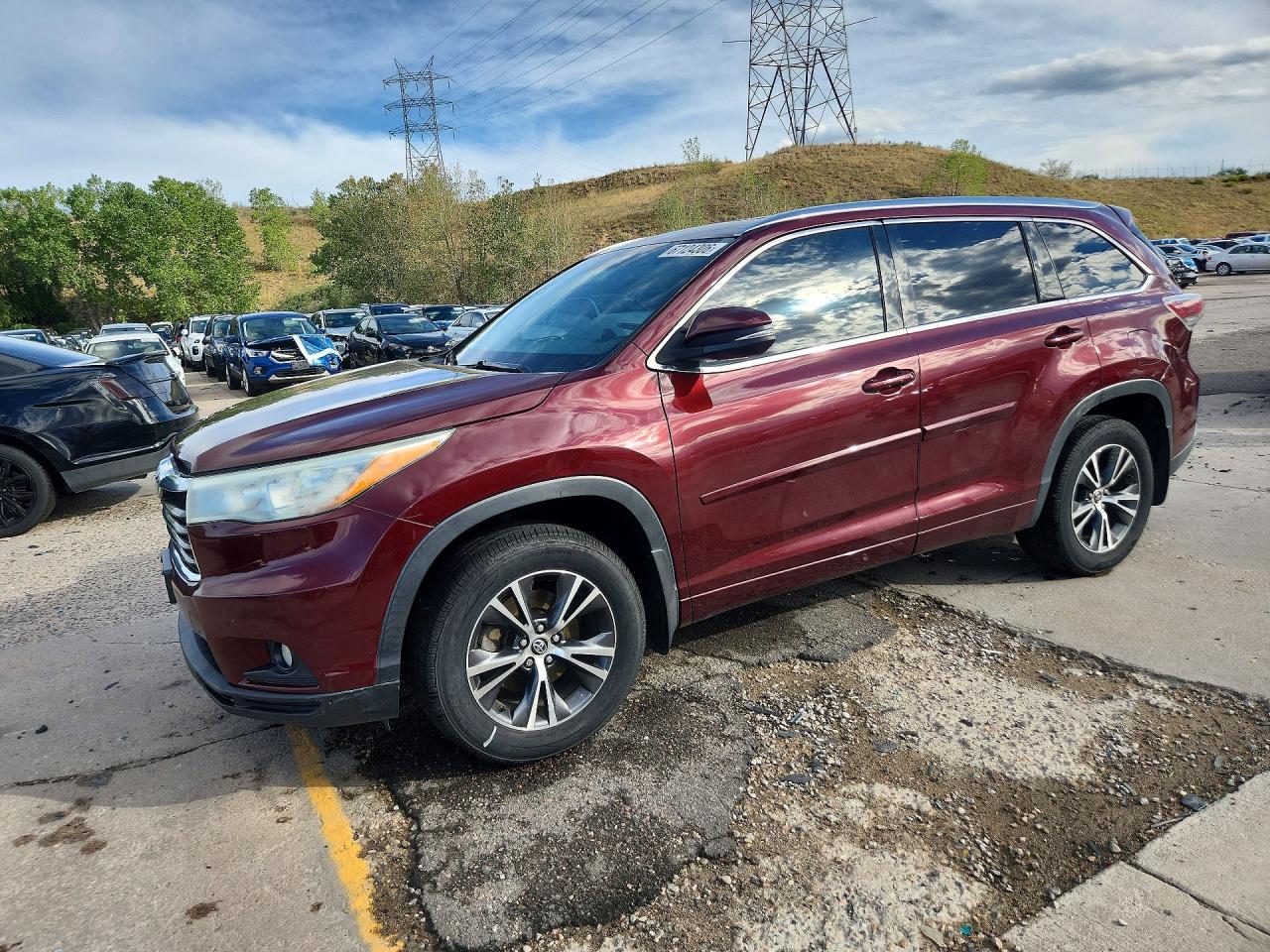 2016 TOYOTA HIGHLANDER XLE | 5TDJKRFH1GS344377 | UPCARS