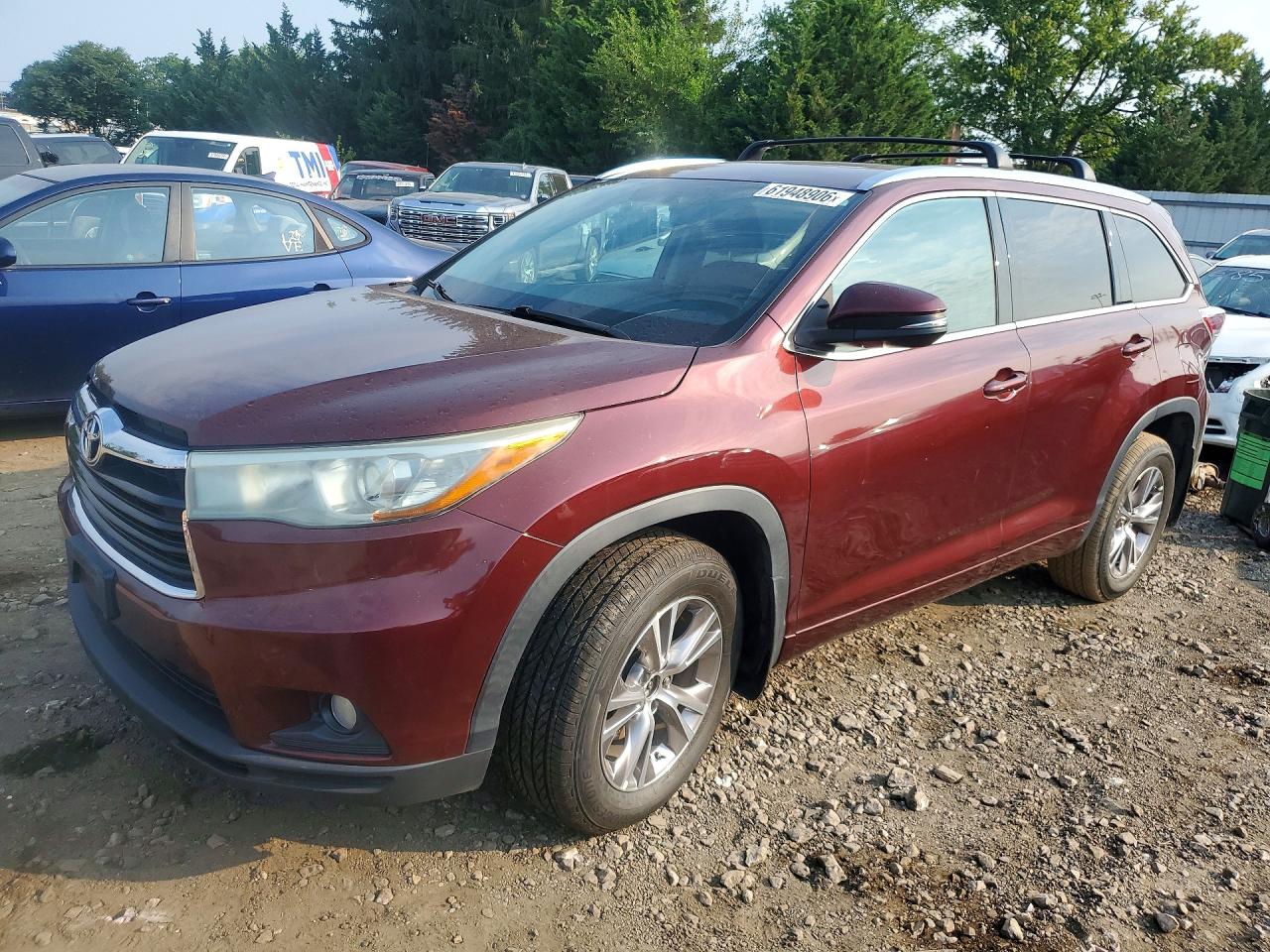 2015 TOYOTA HIGHLANDER XLE | 5TDJKRFH3FS157706 | UPCARS