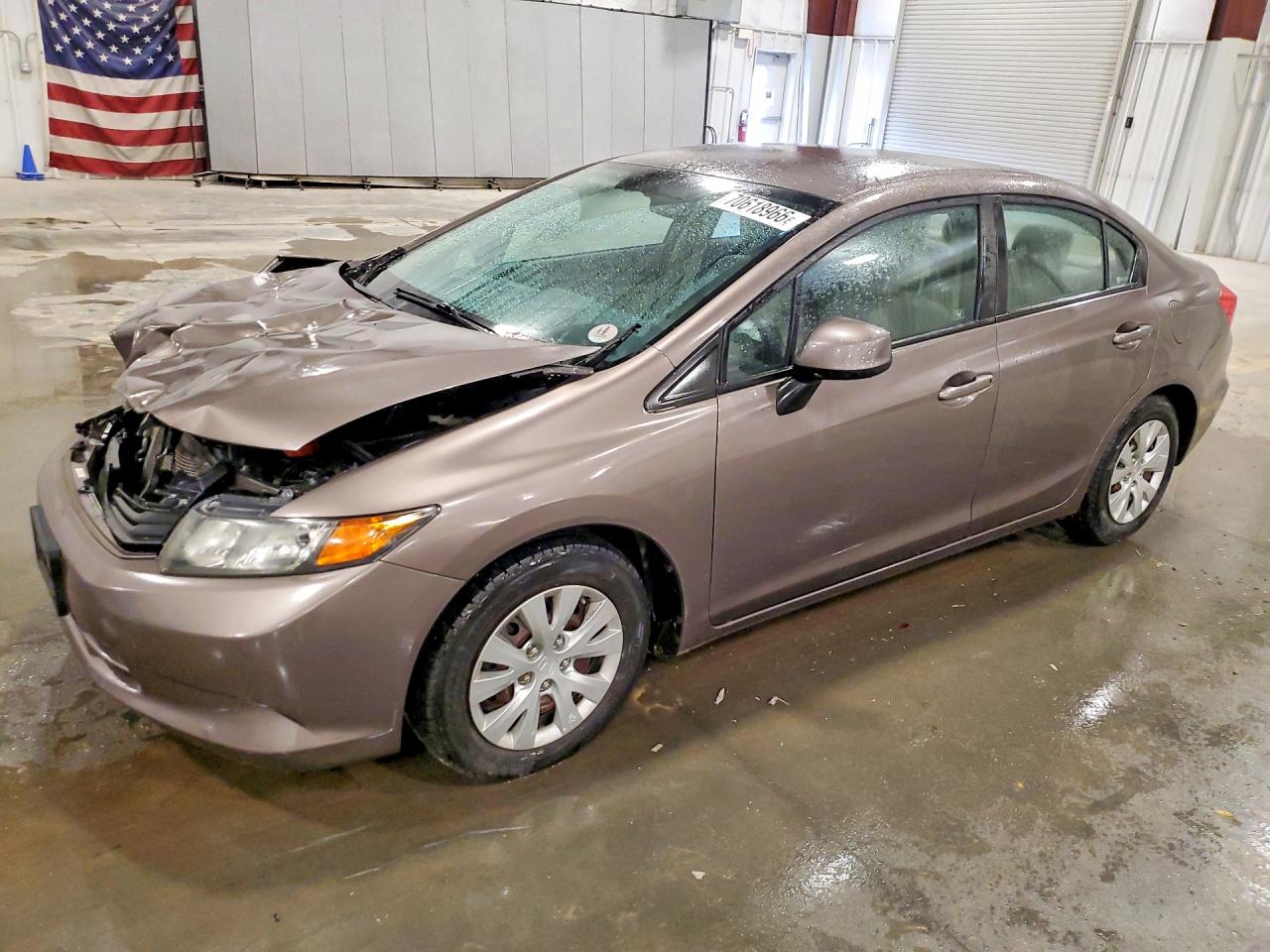 2012 HONDA CIVIC LX | 2HGFB2F58CH578559 | UPCARS