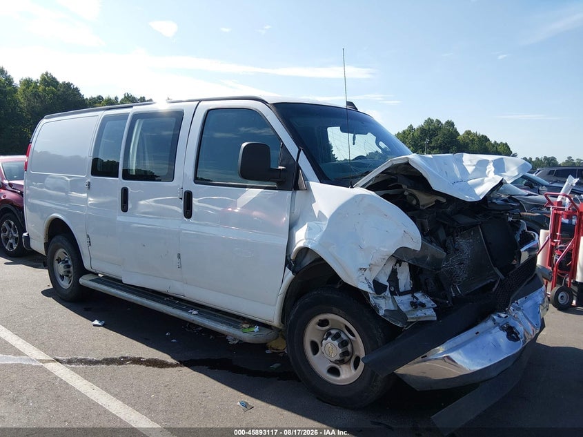 2022 CHEVROLET EXPRESS CARGO RWD 2500 REGULAR WHEELBASE WT | 1GCWGAF73N1194931 | UPCARS