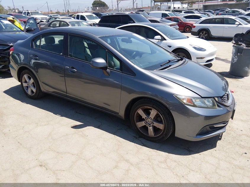 2013 HONDA CIVIC LX | 19XFB2F51DE014375 | UPCARS