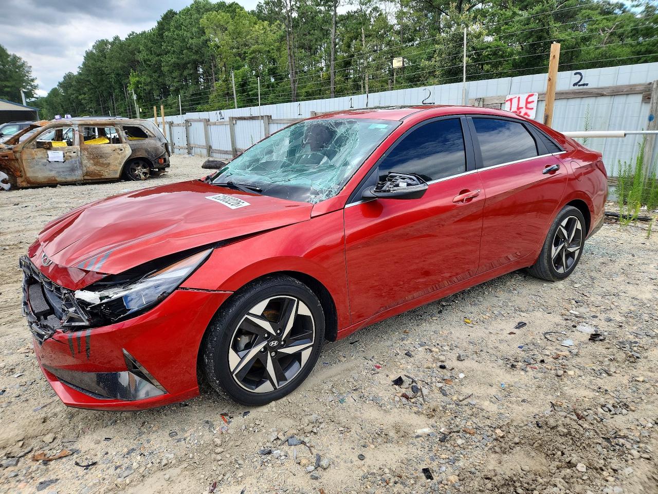 2021 HYUNDAI ELANTRA LIMITED | KMHLP4AG7MU074747 | UPCARS