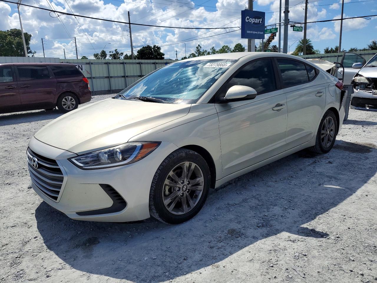 2017 HYUNDAI ELANTRA SE | KMHD84LF9HU164722 | UPCARS