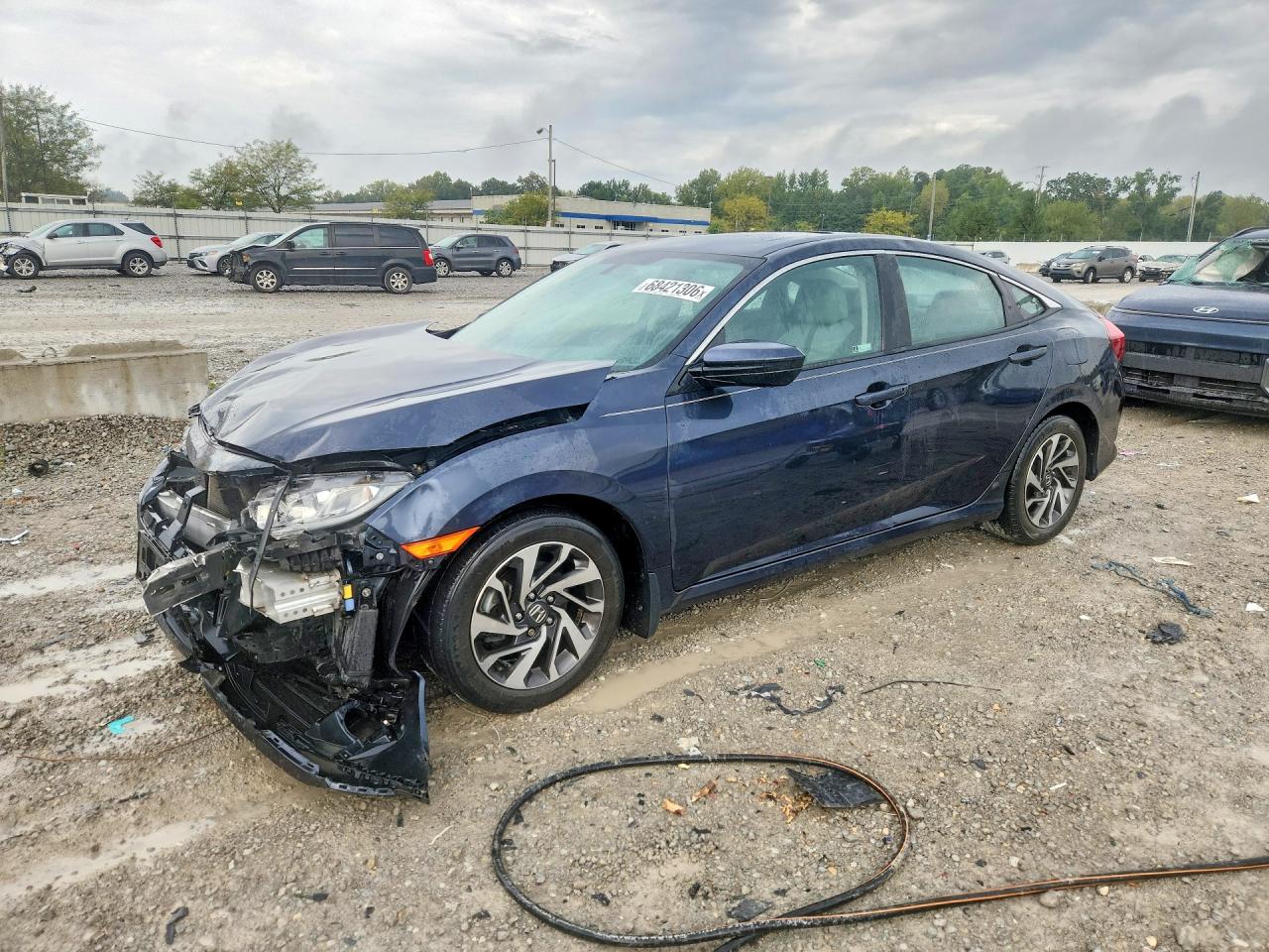 2018 HONDA CIVIC EX | 2HGFC2F73JH555170 | UPCARS